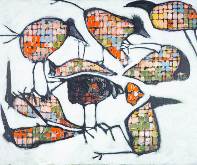 Pattern birds, disordered